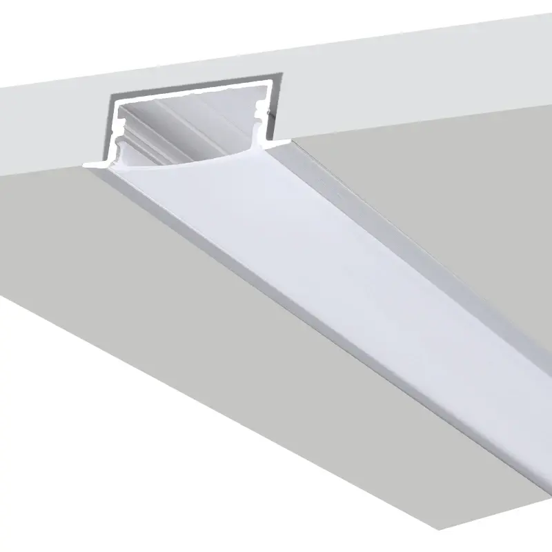 Grosir Pabrik lampu Aluminium Led dekorasi sudut dinding Linear batang cahaya tangga LED Skirting Alum