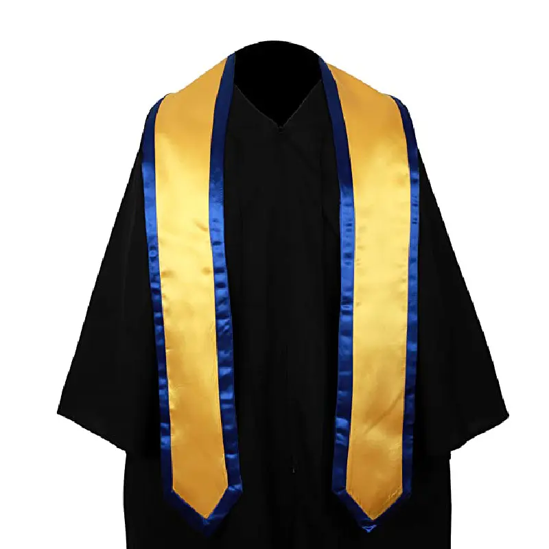 Venta al por mayor de accesorios de ropa chal de graduación para ceremonia de graduación
