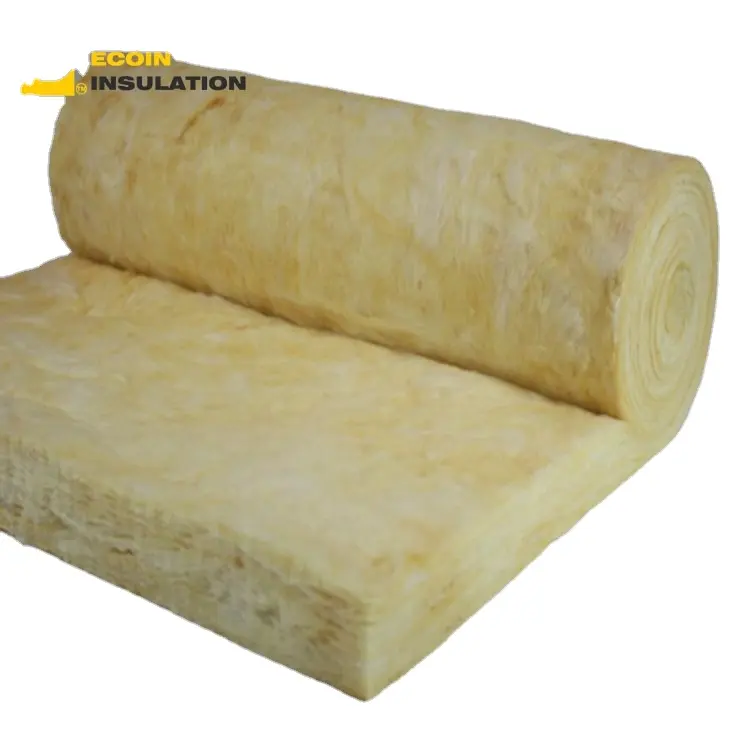 Waterproof Fireproof Glass Wool Loft Thermal Insulation Batts 200mm