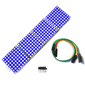 Hochwertiges MAX7219 Dot Matrix Modul für Arduino Micro controller 4 In One Display mit 5P Line