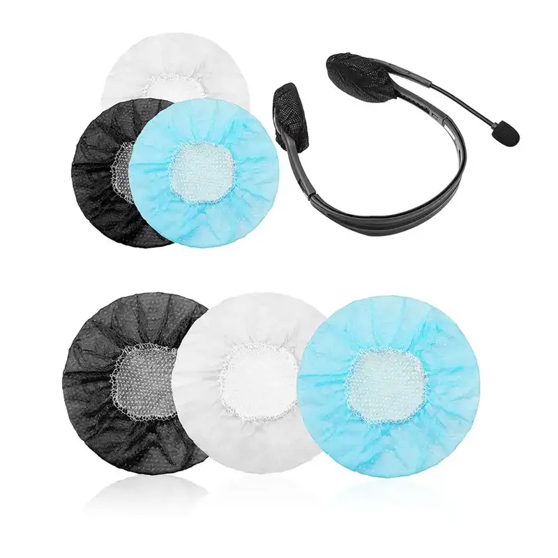 10-12cm desechables sanitarios tela no tejida auriculares cubierta de auriculares cubiertas de auriculares