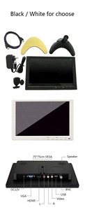 10.1 Inch PC <strong>Computer</strong> <strong>Monitor</strong> HDM I/<strong>VGA</strong>/AV/BNC/USB <strong>Input</strong> for CCTV Camera <strong>Monitor</strong>