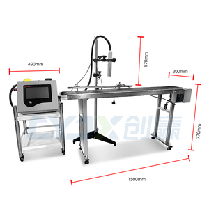 CYJX Chargencode-Druckmaschine mit Förderband druckmaschine mit Förderer datum Chargen nummer Verfalls datum Tinten strahl drucker - Product Image 2