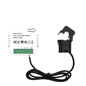 Tuya Smart ZigBeeエネルギーメーター80A、クランプアプリモニター付きKWh電圧電流消費電力110V240VサポートZigBee2MQTT - Product Image 1