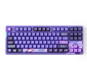ATK V87 Pro OEM teclado-espaciador instalación 2,4G/BT/cable tri-modo RGB intercambiable en caliente PBT Keycaps Keychron K8 Pro reemplazo