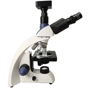 三目活血分析实验室显微镜学生生物镜面显微镜与CCD相机 - Product Image 4