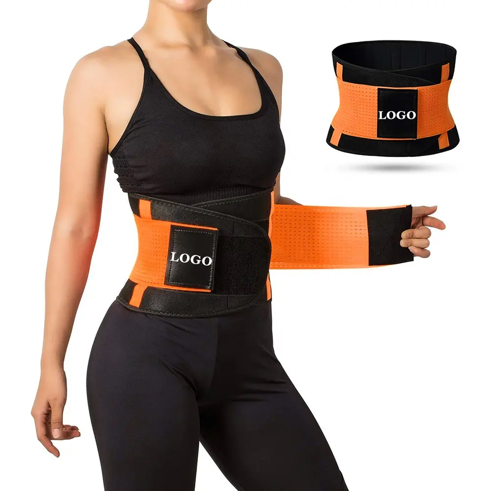 Lage Moq Custom Logo Gym Werken Lumbale Riem Onderrug Wervelkolom Pijn Riem Lower Back Brace Thermische Slanke Mannen taille Trainer