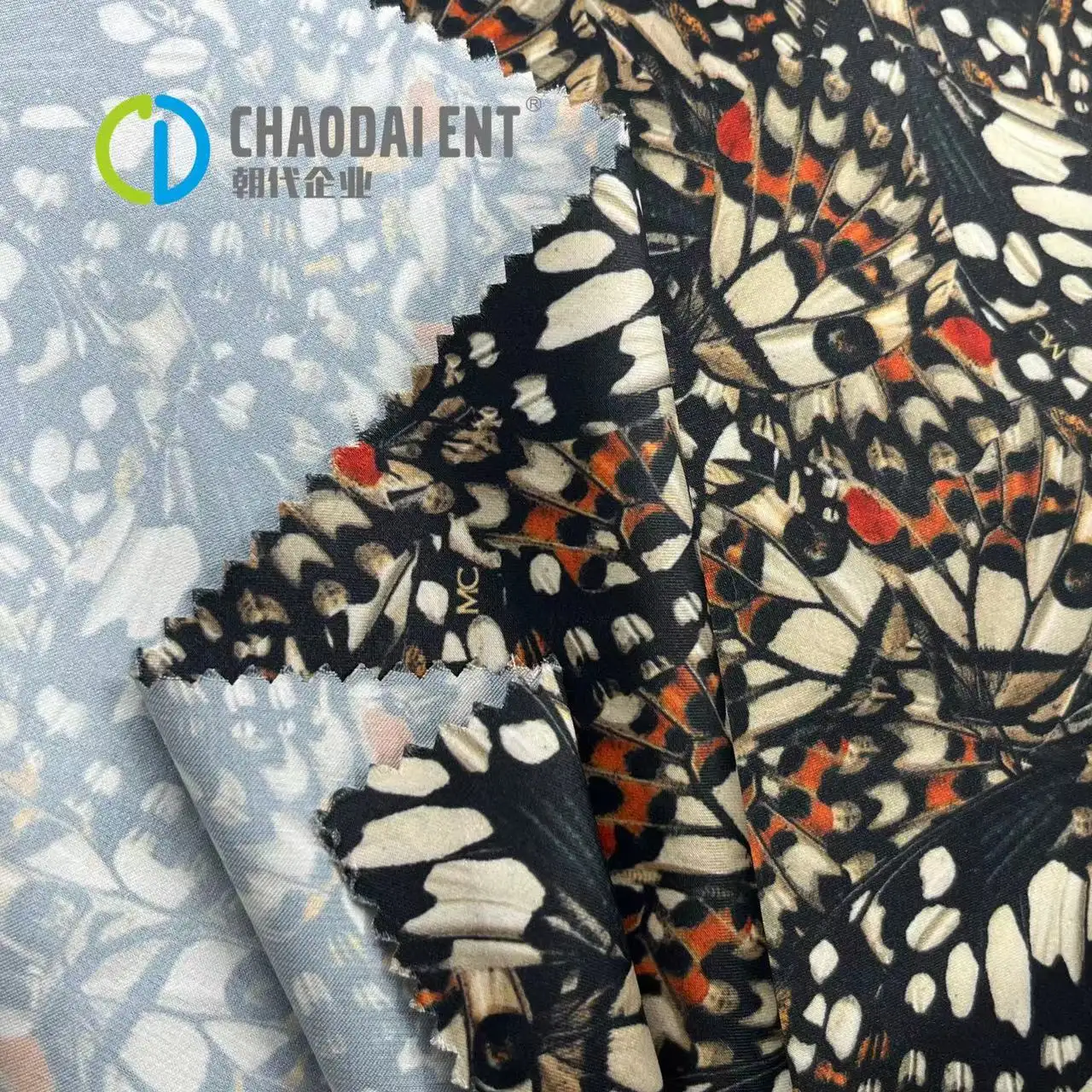 Оптовая продажа высококачественной ткани из 100% полиэстера, эластичная атласная ткань с принтом для одежды