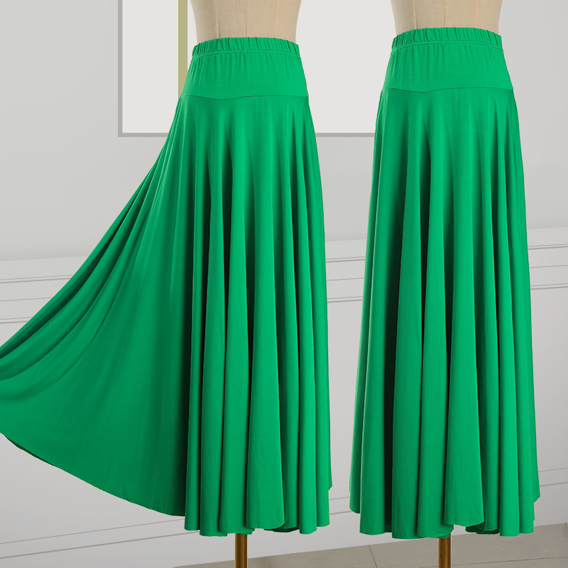 Falda verde de 87 cm