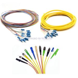 Coleta de fibra óptica FTTH con conectores APC UPC 0,9mm SM MM SC FC LC ST Compatible para redes 4G 3G TCP