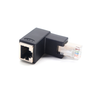 电脑定制90度角RJ45男女连接器适配器 - Product Image 1