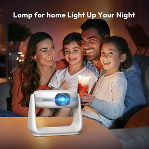 Mini proyector portátil Android 9,0 para el hogar, proyector de vídeo 3D 4K con soporte para cine en casa, modelo A10, larga vida útil - Product Image 3