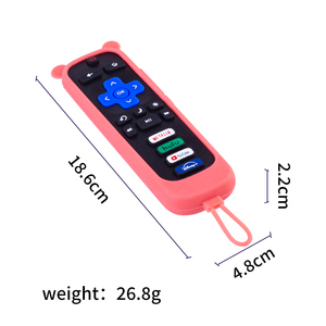 Sevimli kulaklar ile TCL roku sevimli silikon tv uzaktan kumanda kılıfı için - Product Image 4