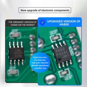 Amplificador de auriculares compacto HA800, amplificador de monitor de auriculares, controlador de 8 canales