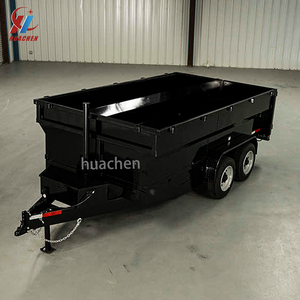 串联9k轴 (单轮) 18k lb GVWR高性能保险杠拉式自卸拖车 - Product Image 1
