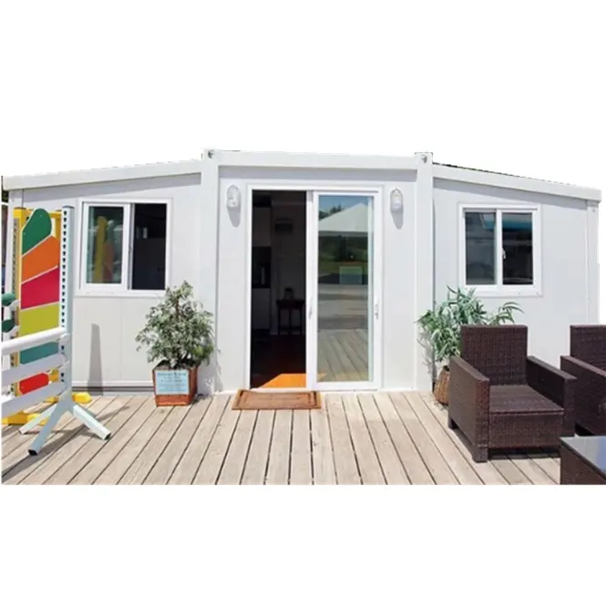 20Ft 40Ft vorgefertigte modulare Container Site Office/Sandwich Panel Office 20Gp Luxus Living Building Cabin Container House