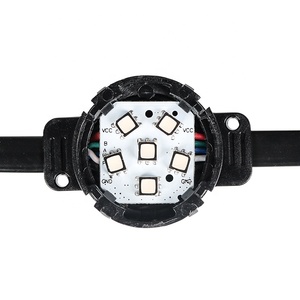 Milky White <strong>RGB</strong> Pixel <strong>LED</strong> Dome Module 40mm RGBW <strong>DMX512</strong> Control Dot Point <strong>String</strong> <strong>Light</strong> - Product Image 3