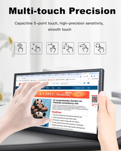 Kleiner USB-C Laptop PC QHD 2560 x 1600 Auflösung für Raspberry Pi LED kapazitiver Touchscreen Panel-Display LCD 10,1-Zoll-Monitor - Product Image 2
