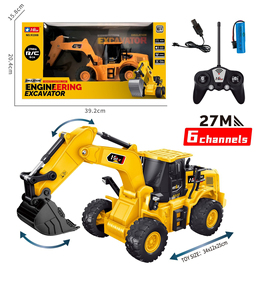 27MHz 6-Channel <strong>RC</strong> Construction Engineering Remote Control Roller Music Light Remote Controller