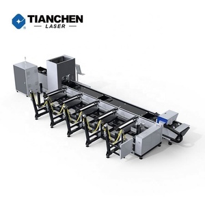 Macchina di taglio Laser a tubo automatico in fibra di carico scarico Cutter con alimentazione - Product Image 4