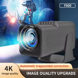 Proyector portátil f600 inteligente Android fuente de entrada exterior 1080p Android HD proyector con control remoto - Product Image 3