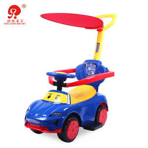New Model <strong>Red</strong> Cool Design Plastic Children Kids Ride on Push <strong>Car</strong> with Wheels and Canopy - Product Image 3