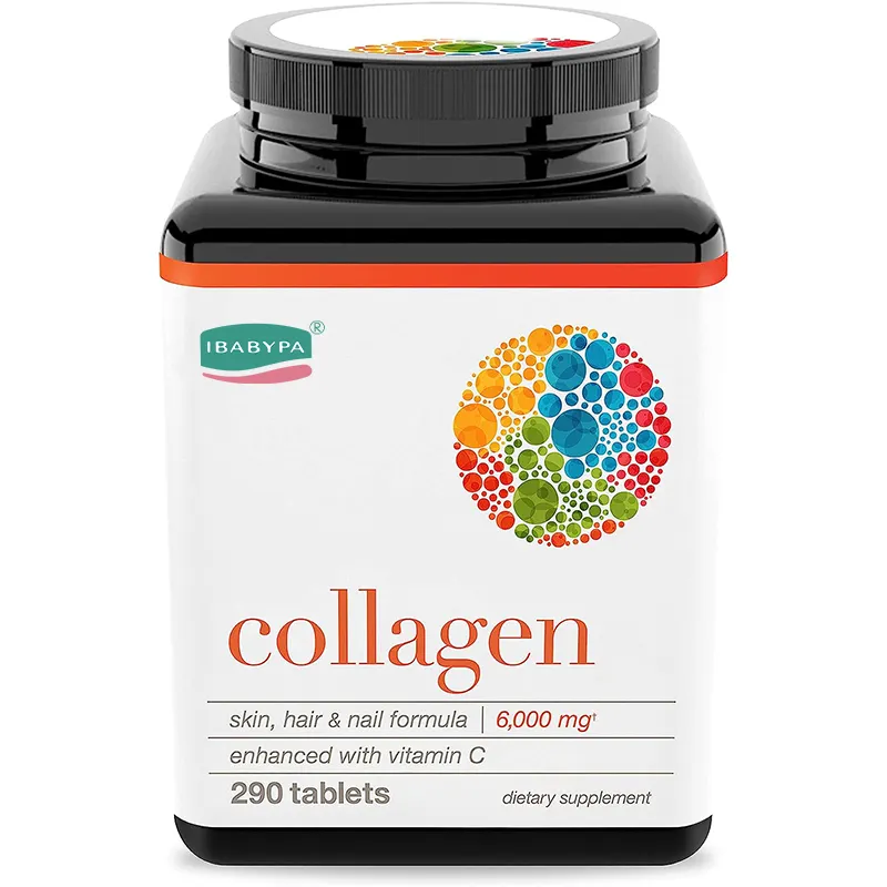 Private Etiketten für Haut kollagen mit Vitamin C-Tabletten Multi Collagen Complex Multi Collagen Pills Tabletten