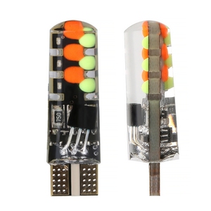 RGB T10 Cars 5050 SMD LED kama ampul yeni uzaktan kumanda renkli kubbe okuma İç işık arabalar için renkli LED lamba - Product Image 3