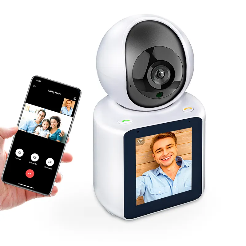 Nuovo design 2 vie video videocamera baby monitor con fotocamera e audio