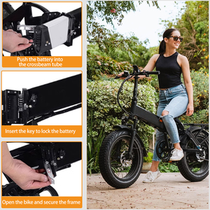 Складная батарея для электрического велосипеда MATE X City Bike, складная батарея для электрического велосипеда 36 В 48 В 15 А/ч, батарея для велосипеда для двигателя 250 Вт 500 Вт - Product Image 3