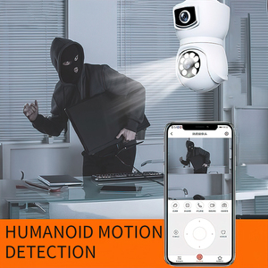 Doppia lente 2 mp2mp lampadina CCTV fotocamera soffitto montaggio luce di potenza senza fili telecamera di sicurezza 360 gradi Wifi IP di rete PTZ Camera - Product Image 6