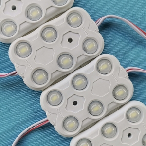 Injection LED Module Light with Lens Waterproof LED Back Light <strong>Backlight</strong> DC12V 2.4W SMD 5730 6 Led 6*0.4W IP66 65mm*40mm - Product Image 1