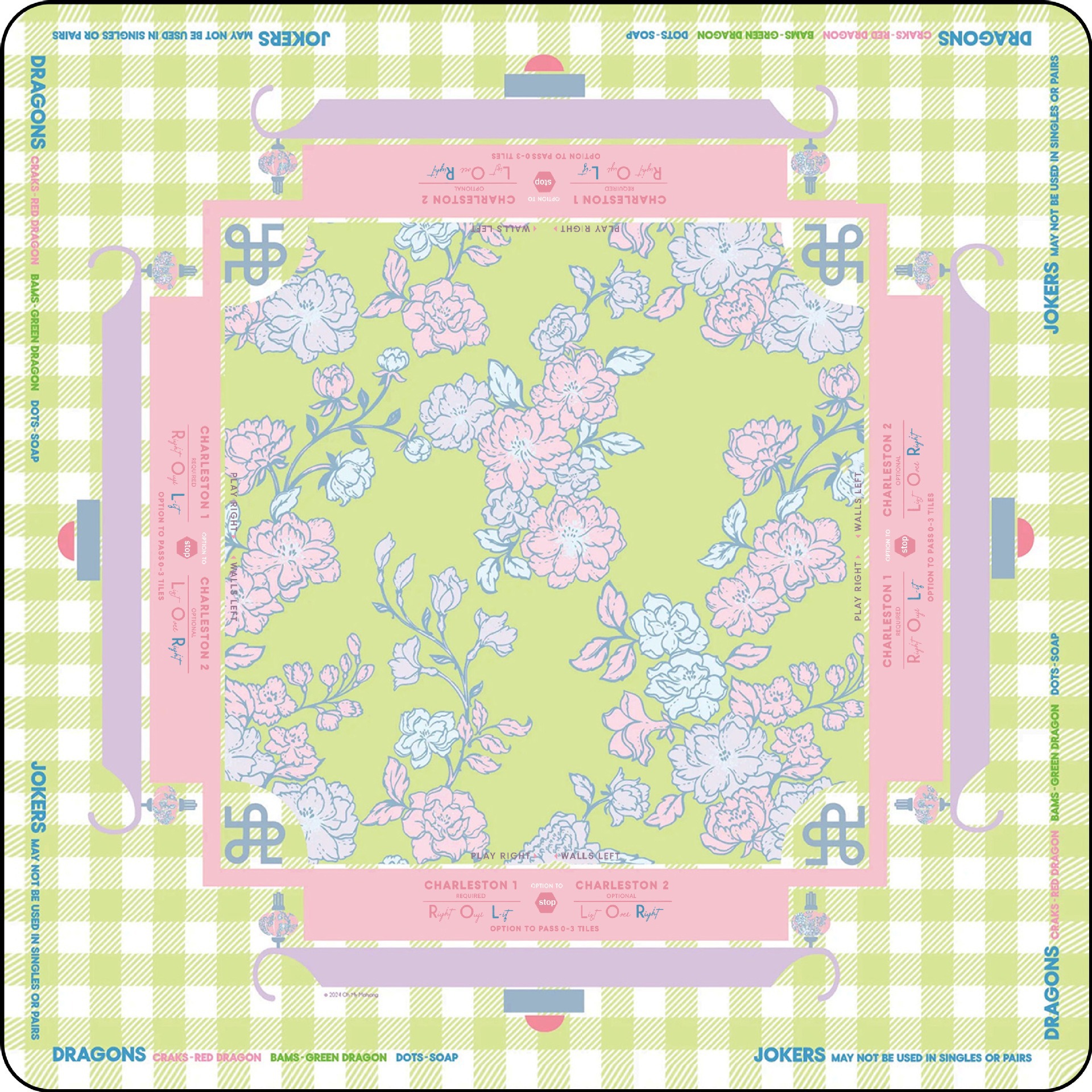 Fleur vert clair