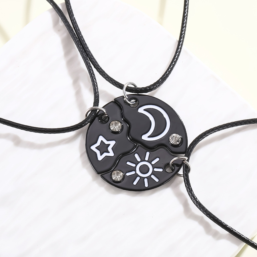 Ensemble de collier 3 pièces Noir
