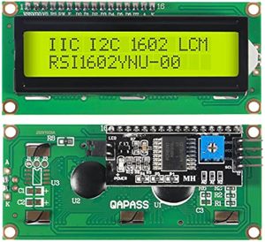 Aismartlink 1602 16x2 LCDモジュールシールドイエローグリーンバックライトIIC I2CドライバシリアルインターフェースとLCDモジュールディスプレイ付き - Product Image 2