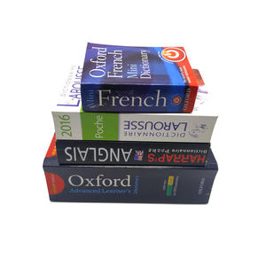 安い子供教育本印刷学校辞書カスタムフルカラー英語フランス語オックスフォード辞書学生用