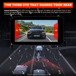 5.5inch Wifi không thấm nước Carplay IP67 không thấm nước 5/7 inch màn hình cảm ứng Android Auto DVR BT Navigation GPS xe máy Carplay - Product Image 5