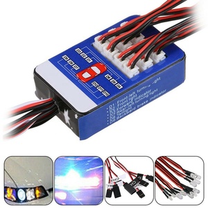 ชุดไฟ LED 12ดวงสำหรับรถยนต์1/10 HSP HPI RC ไฟเบรคจำลอง - Product Image 2