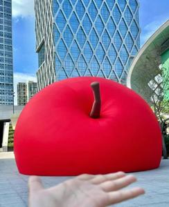 2024 New Arrival nhà máy giá Lớn nhất Inflatable Red <span class=keywords><strong>Apple</strong></span> quảng cáo ngoài trời biểu tượng tùy chỉnh - Product Image 2