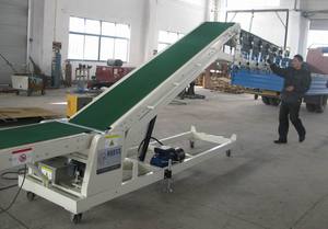 Transportador de cinta de sistema de descarga de carga del fabricante de PVC flexible de elevación automática para uso doméstico plantas de fabricación minorista - Product Image 5