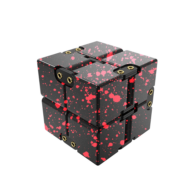 Rivet Infinity Rubik's Cube - Black and Red