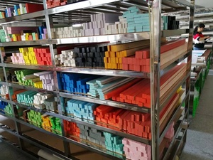 El renkli PVC kabartma 3D sanat geometri üzerinde oyulmuş çoklu katman el resimleri ve duvar sanatları - Product Image 4