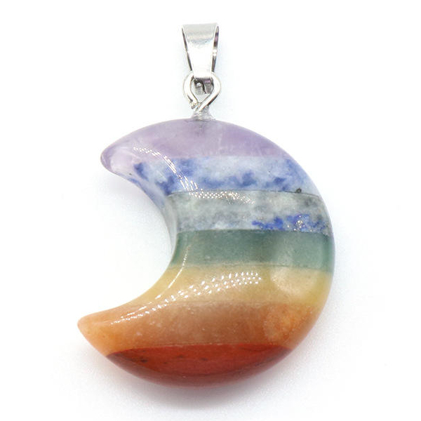 30mm moon pendant