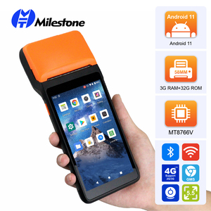 MHT-M3 Android 11 POS портативное устройство с 3 ГБ оперативной памяти + 32 ГБ ROM безопасный платежный терминал мобильный Pos - Product Image 3