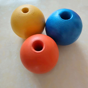 价格便宜定制尺寸塑料PVC浮标圆形彩色渔网浮子 - Product Image 2