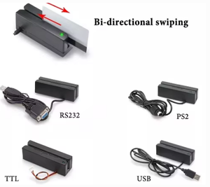 MSR100 High Performance GPS Track Card Reader <strong>USB</strong> RS232 TTL Interface Chip Magnetic Stripe Card Reader - Product Image 2