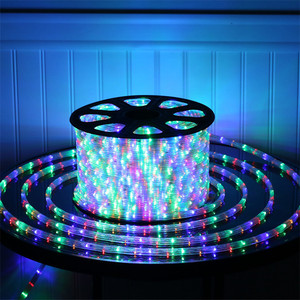 Per la vendita 110V/220V RGB LED corda leggera 100m colore cambiamento stringa IP68 Rating controllo vocale per paesaggio 36led 48led 14mm - Product Image 2