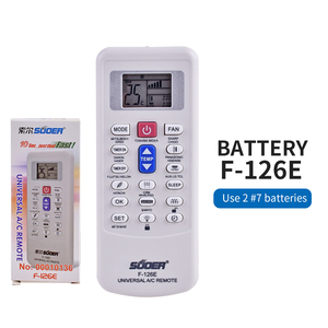 Evrensel klima uzaktan kumanda F-126E A/C uzaktan kumanda hızlı eşleştirme - Product Image 2