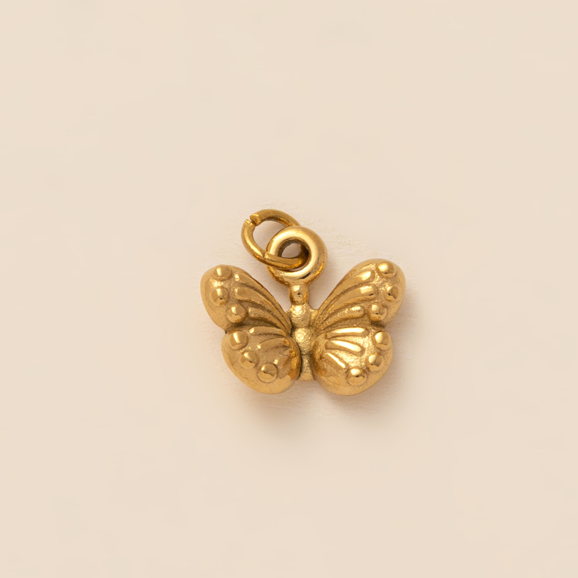 No. 2 butterfly pendant-Gold