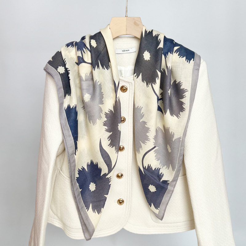 90-gris bleu tournesol-90cm